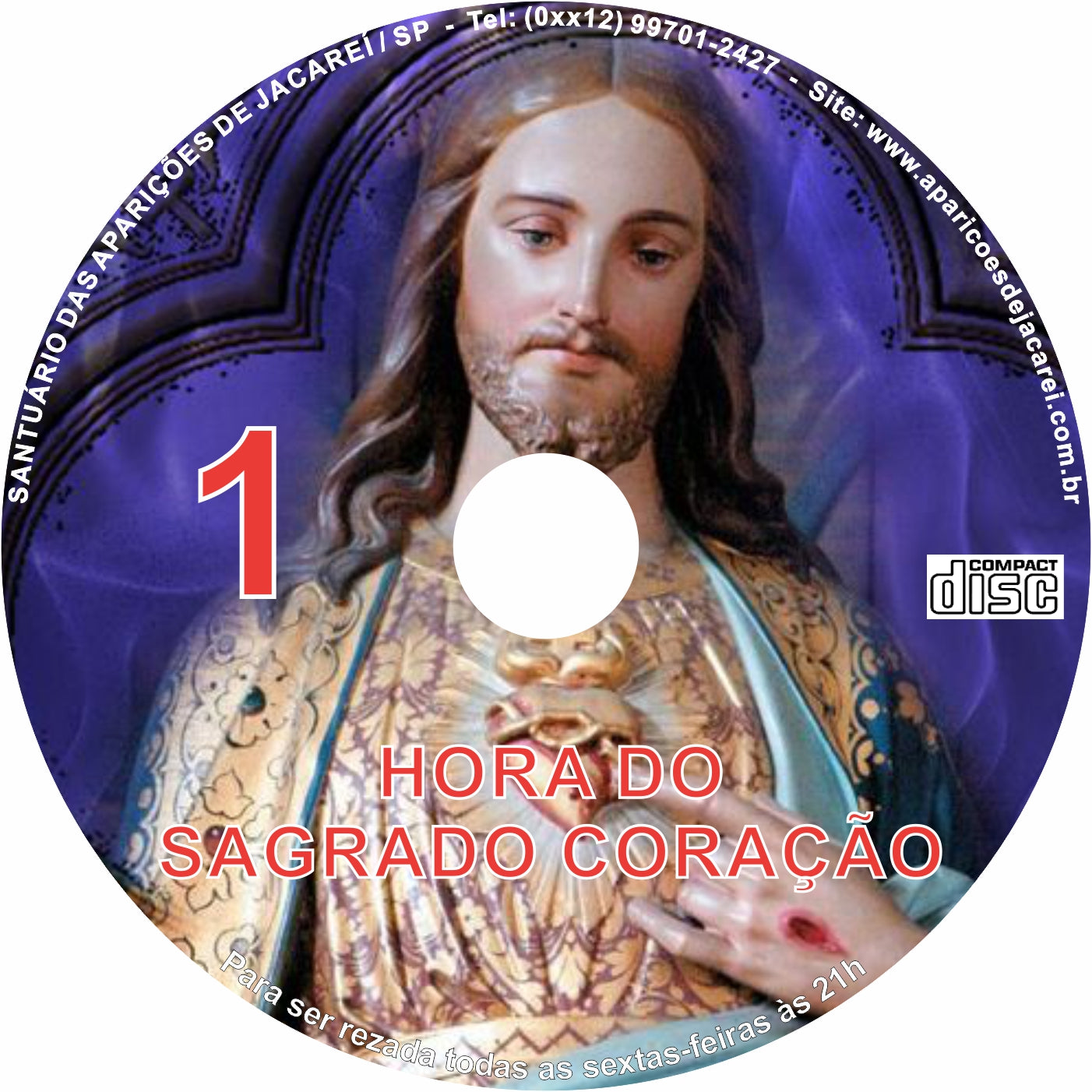 CD Hora do Sagrado Coração 1 CD Hora do Sagrado Coração 1